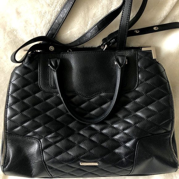 Rebecca Minkoff Black Hand Bag w/ Adjustable Strap - Picture 1 of 4